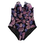 Torrid Pink Purple Pineapple Push Up Demi Slim Fix Underwire Swimsuit Size 2X Photo 6
