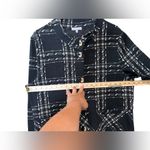 Habitat  Cotton Lux Knit Swing Jacket-Plaid Women's,size L, Photo 8