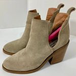 Steve Madden Suede Leather Ankle Boots, womens 7.5 stacked block heel bootie Photo 9