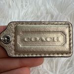 Coach 2"  Gold Fob Bag Charm Hang tag Hangtag Photo 0