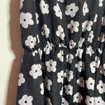 Black & White Daisy Dress with Bows Small EUC Photo 3
