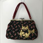 Lounge Fly Vintage Unique 1990s Roses & Skull & Metallic Goth Gold Skulls EUC Photo 0