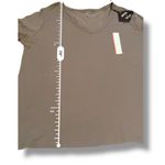 Ava & Viv Ava &‎ Viv Short Sleeve V Neck Tee Shirt in Mouse Gray Sz 1X Plus Basic Photo 5
