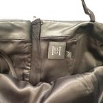 Helsa Faux Leather Bustier Crop Top Black X-Small Photo 3