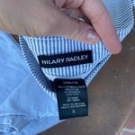 Hilary Radley blue and white striped capri pants size small Photo 3