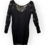 H&M  Black Lace Sheath Dress Romantic Whimsigoth Witchy Gothic Style 12 Photo 0