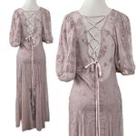 Free People  Ethereal Fairy Princess Viola Midi Maxi Slip Dress Lavender Sheer XS Photo 11