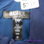 Beach Riot NEW Beach Riot Dallas Ribbed Bikini Top in navy blue, size S Photo 5