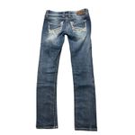 Buckle BKE Denim Sabrina Straight Leg Jeans Low Rise Distressed Womens Size 27R Western Photo 1