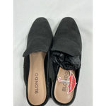 Blondo Womans NWT  Stelle Slipon Mules 9 M Black Chunky Heel Photo 4