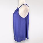 Halogen Silky Blouse Sleeveless Halter Neck Tank XS Photo 3