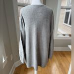 Wild Fable  Light Gray Oversized Balloon Sleeve Cardigan Sweater Size Large Photo 2