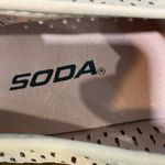 Soda  Dusty Pink Perforated Slip On Sneakers Sz 6 Photo 3