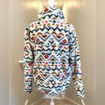 Eddie Bauer  Women's Aztec Fleece Quarterzip Sweater Size Small Hiking Outdoor Photo 2