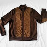 Puma ★ Vintage Casual Elbow patched Jacket - Brown★ Photo 1
