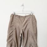 I am gia [I.AM.GIA] Tan Hester Pull-On Elastic Waist Low Rise Parachute Pants Sz Medium M Photo 3