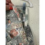 Artisan NY ‎ Shorts Womens 4 Tropical Linen High Waist Tie Waist Hawaiian Print Photo 5
