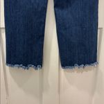 Risen Frannie Palazzo Raw Hem Jeans Size 5/27 Dark Wash Wide Leg Cropped EUC Photo 1