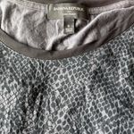 Banana Republic Luxe Touch Snake Print Shirt Top Black Grey Womens Small Photo 2