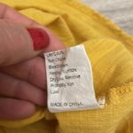 SheIn Mustard Yellow Short Sleeve V-Neck Mini Dress Size 4 Photo 10