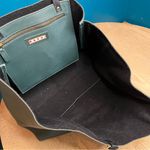 Marni Green Leather Tote Extra Large Carryall Travel Bag Photo 4