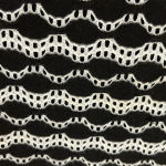 Emma & Michele Black White Crochet Lined Summer Lightweight Knee Casual Dress Halter Top Medium Photo 3