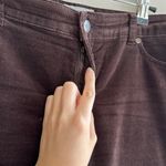 Charter Club Classic Fit Women's Dark Brown/Chocolate Corduroy Jeans, Size 8 Photo 6