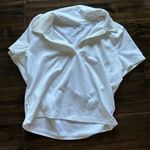 Hollister Ribbed Baby Tee Polo - White Photo 0