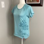 The North Face  Womens Lilly Pad Short Sleeve Vapor Wick Tshirt Size Small Blue Photo 2