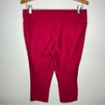 Nike  hot‎ Pink dri fit Capri leggings size large Photo 2