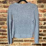 Caslon  Gray Cable Knit Pullover Angora Wool Sweater Women's Size Medium Photo 5