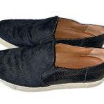 Frye Gemma black calf hair/faux snake skin slip-on Photo 2