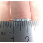 Boutique NEW Women's Dainty White Gold-Plated S925 LOVE Bar Ring Size 4 Photo 8