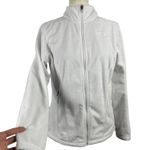 The North Face Women’s Helata Full Zip Fleece Fuzzy Jacket White Size Medium Photo 4