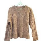 Lucky Brand  Size Medium Dusty Pink Cable Knit Sweater New With Tags Photo 1