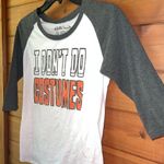 LOL Vintage  I Don’t Do Costumes Baseball Tee Photo 1
