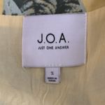 J.O.A. Dress Womens Small Yellow Blue Floral Flowers Off Shoulder Party Wedding Photo 5