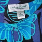 Coldwater Creek Floral Beaded‎ Fairy Boho Knee Length Sleeveless Dress Photo 5