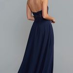 PromGirl Sheer-Bodice Long Sweetheart Prom Dress Photo 1