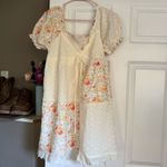 Patchwork Babydoll Mini Dress White Photo 2