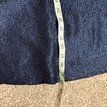 Chico’s Travelers Navy & Gold Embroidered Jacket | Size 1 Blue Size L Photo 10