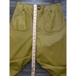 Maeve  by Athropologie The Colette Cropped Vegan Leather Pants size 29T Photo 3