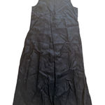 Valerie Stevens NOWT  Pure Linen Black Sleeveless Midi Dress Size 8 Photo 0