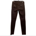 Genetic Denim GENETIC Stem Mid Rise Skinny Jeans in Black Licorice Photo 2