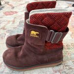 Sorel The Campus Suede Winter Boots Fleece Lined Water Resistant Women Size 6 Photo 6