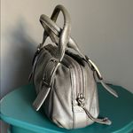 Cole Haan Y2K Metallic Pearlescent Pebbled Leather Chic Satchel Handbag Photo 3