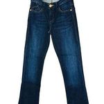 Rock & Republic Kasandra Dark Bedazzled Wings Back Pockets Denim Jeans Size 2 Photo 0