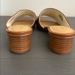 Soludos  Anthropologie Milan Mule Leather Block Heel Slide Sandals Camel Size 9.5 Photo 7