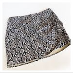 Kendall + Kylie Snake Print Faux Leather Skirt Photo 2