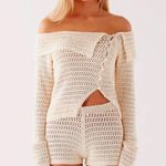 Peppermayo Sierra Crochet Long sleeve Top Photo 1
